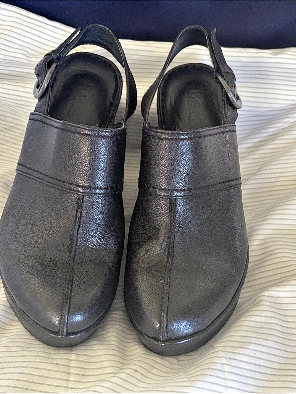 Born Black Wedge Shoes US 8